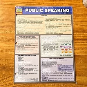 Public speaking Quick study guide‎